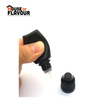 10ml V3 Transparent Black Bottle Black Cap