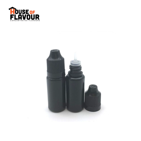 10ml V3 Transparent Black Bottle Black Cap
